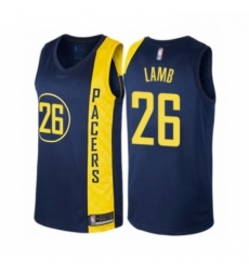Womens Indiana Pacers 26 Jeremy Lamb Swingman Navy Blue Basketball Jersey City Edition Womens Indiana Pacers 26 Jeremy Lamb Swingman Navy Blue Basketball Jersey City Edition