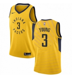 Womens Nike Indiana Pacers 3 Joe Young Swingman Gold NBA Jersey Statement Edition Womens Nike Indiana Pacers 3 Joe Young Swingman Gold NBA Jersey Statement Edition
