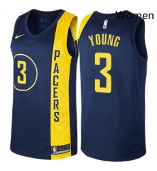 Womens Nike Indiana Pacers 3 Joe Young Swingman Navy Blue NBA Jersey City Edition Womens Nike Indiana Pacers 3 Joe Young Swingman Navy Blue NBA Jersey City Edition