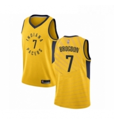 Youth Indiana Pacers 7 Malcolm Brogdon Swingman Gold Basketball Jersey Statement Edition Youth Indiana Pacers 7 Malcolm Brogdon Swingman Gold Basketball Jersey Statement Edition