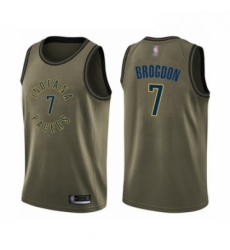Youth Indiana Pacers 7 Malcolm Brogdon Swingman Green Salute to Service Basketball Jersey Youth Indiana Pacers 7 Malcolm Brogdon Swingman Green Salute to Service Basketball Jersey