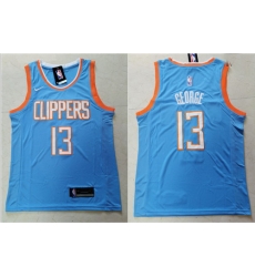 Clippers 13 Paul George Light Blue City Edition Nike Swingman Jersey Clippers 13 Paul George Light Blue City Edition Nike Swingman Jersey