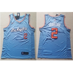Clippers 2 Kawhi Leonard Light Blue Nike Swingman Jersey