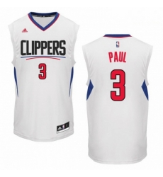 Mens Adidas Los Angeles Clippers 3 Chris Paul Swingman White Home NBA Jersey Mens Adidas Los Angeles Clippers 3 Chris Paul Swingman White Home NBA Jersey