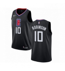 Mens Nike Los Angeles Clippers 10 Jerome Robinson Swingman Black NBA Jersey Statement Edition Mens Nike Los Angeles Clippers 10 Jerome Robinson Swingman Black NBA Jersey Statement Edition