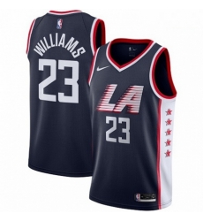 Mens Nike Los Angeles Clippers 23 Louis Williams Swingman Navy Blue NBA Jersey City Edition Mens Nike Los Angeles Clippers 23 Louis Williams Swingman Navy Blue NBA Jersey City Edition