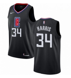 Mens Nike Los Angeles Clippers 34 Tobias Harris Swingman Black Alternate NBA Jersey Statement Edition Mens Nike Los Angeles Clippers 34 Tobias Harris Swingman Black Alternate NBA Jersey Statement Edition