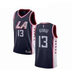 Womens Los Angeles Clippers 13 Paul George Swingman Navy Blue Basketball Jersey City Edition Womens Los Angeles Clippers 13 Paul George Swingman Navy Blue Basketball Jersey City Edition