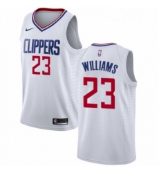 Youth Nike Los Angeles Clippers 23 Louis Williams Swingman White NBA Jersey Association Edition Youth Nike Los Angeles Clippers 23 Louis Williams Swingman White NBA Jersey Association Edition