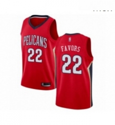Mens New Orleans Pelicans 22 Derrick Favors Authentic Red Basketball Jersey Statement Edition Mens New Orleans Pelicans 22 Derrick Favors Authentic Red Basketball Jersey Statement Edition