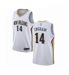 Womens New Orleans Pelicans 14 Brandon Ingram Swingman White Basketball Jersey Association Edition Womens New Orleans Pelicans 14 Brandon Ingram Swingman White Basketball Jersey Association Edition