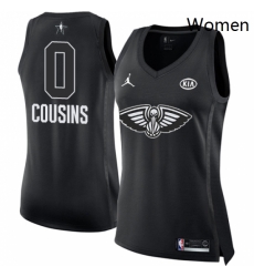 Womens Nike Jordan New Orleans Pelicans 0 DeMarcus Cousins Swingman Black 2018 All Star Game NBA Jersey Womens Nike Jordan New Orleans Pelicans 0 DeMarcus Cousins Swingman Black 2018 All Star Game NBA Jersey