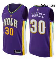 Womens Nike New Orleans Pelicans 30 Julius Randle Swingman Purple NBA Jersey City Edition Womens Nike New Orleans Pelicans 30 Julius Randle Swingman Purple NBA Jersey City Edition