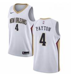 Womens Nike New Orleans Pelicans 4 Elfrid Payton Swingman White NBA Jersey Association Edition Womens Nike New Orleans Pelicans 4 Elfrid Payton Swingman White NBA Jersey Association Edition