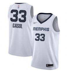 Grizzlies 33 Marc Gasol White Basketball Swingman Association Edition Jersey Grizzlies 33 Marc Gasol White Basketball Swingman Association Edition Jersey