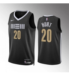 Men Memphis Grizzlies 20 Matthew Hurt Black 2023 24 City Edition Stitched Jersey Men Memphis Grizzlies 20 Matthew Hurt Black 2023 24 City Edition Stitched Jersey