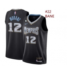 Men Memphis Grizzlies 22 Desmond bane Black 2022 23 City Edition With NO 6 Patch Stitched Basketball Jersey Men Memphis Grizzlies 22 Desmond bane Black 2022 23 City Edition With NO 6 Patch Stitched Basketball Jersey