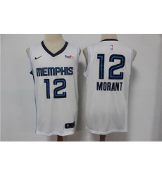 Men Menphis Grizzlies Ja Morant 2021 White Game Swingman Nike Jersey Men Menphis Grizzlies Ja Morant 2021 White Game Swingman Nike Jersey