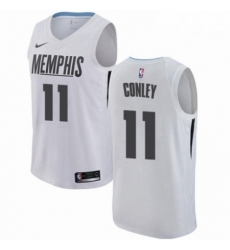 Mens Nike Memphis Grizzlies 11 Mike Conley Swingman White NBA Jersey City Edition Mens Nike Memphis Grizzlies 11 Mike Conley Swingman White NBA Jersey City Edition