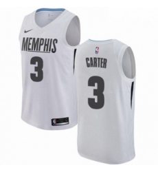 Mens Nike Memphis Grizzlies 3 Jevon Carter Authentic White NBA Jersey City Edition Mens Nike Memphis Grizzlies 3 Jevon Carter Authentic White NBA Jersey City Edition