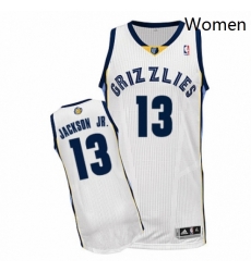 Womens Adidas Memphis Grizzlies 13 Jaren Jackson Jr Authentic White Home NBA Jersey Womens Adidas Memphis Grizzlies 13 Jaren Jackson Jr Authentic White Home NBA Jersey