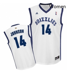 Womens Adidas Memphis Grizzlies 14 Brice Johnson Swingman White Home NBA Jersey Womens Adidas Memphis Grizzlies 14 Brice Johnson Swingman White Home NBA Jersey