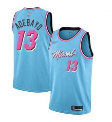 Heat 13 Bam Adebayo Blue Basketball Swingman City Edition 2019 20 Jersey Heat 13 Bam Adebayo Blue Basketball Swingman City Edition 2019 20 Jersey