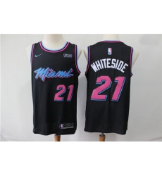 Heat 21 Hassan Whiteside Black City Edition Nike Swingman Jersey Heat 21 Hassan Whiteside Black City Edition Nike Swingman Jersey