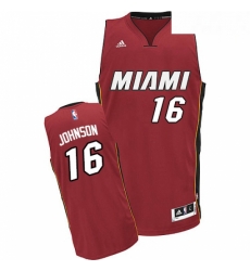 Mens Adidas Miami Heat 16 James Johnson Swingman Red Alternate NBA Jersey Mens Adidas Miami Heat 16 James Johnson Swingman Red Alternate NBA Jersey