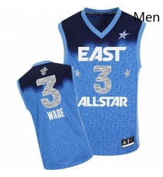 Mens Adidas Miami Heat 3 Dwyane Wade Swingman Blue 2012 All Star NBA Jersey Mens Adidas Miami Heat 3 Dwyane Wade Swingman Blue 2012 All Star NBA Jersey