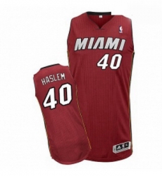 Mens Adidas Miami Heat 40 Udonis Haslem Authentic Red Alternate NBA Jersey Mens Adidas Miami Heat 40 Udonis Haslem Authentic Red Alternate NBA Jersey