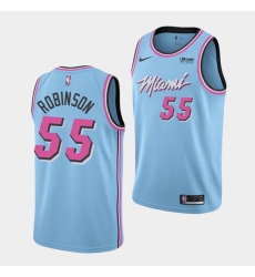 Men's Miami Heat #55 Duncan Robinson Blue Stitched NBA Jersey Men's Miami Heat #55 Duncan Robinson Blue Stitched NBA Jersey