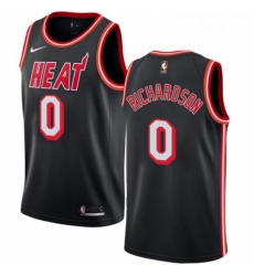 Mens Nike Miami Heat 0 Josh Richardson Swingman Black Black Fashion Hardwood Classics NBA Jersey Mens Nike Miami Heat 0 Josh Richardson Swingman Black Black Fashion Hardwood Classics NBA Jersey