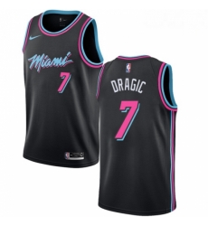 Mens Nike Miami Heat 7 Goran Dragic Swingman Black NBA Jersey City Edition Mens Nike Miami Heat 7 Goran Dragic Swingman Black NBA Jersey City Edition