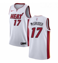 Womens Nike Miami Heat 17 Rodney McGruder Swingman White NBA Jersey Association Edition Womens Nike Miami Heat 17 Rodney McGruder Swingman White NBA Jersey Association Edition