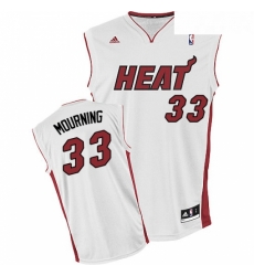 Youth Adidas Miami Heat 33 Alonzo Mourning Swingman White Home NBA Jersey Youth Adidas Miami Heat 33 Alonzo Mourning Swingman White Home NBA Jersey