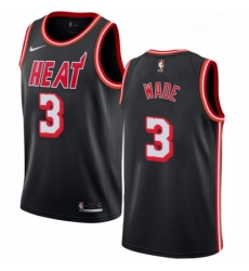 Youth Nike Miami Heat 3 Dwyane Wade Authentic Black Black Fashion Hardwood Classics NBA Jersey Youth Nike Miami Heat 3 Dwyane Wade Authentic Black Black Fashion Hardwood Classics NBA Jersey