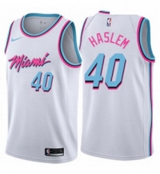 Youth Nike Miami Heat 40 Udonis Haslem Swingman White NBA Jersey City Edition Youth Nike Miami Heat 40 Udonis Haslem Swingman White NBA Jersey City Edition