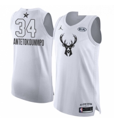 Mens Nike Jordan Milwaukee Bucks 34 Giannis Antetokounmpo Authentic White 2018 All Star Game NBA Jersey Mens Nike Jordan Milwaukee Bucks 34 Giannis Antetokounmpo Authentic White 2018 All Star Game NBA Jersey