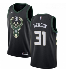 Womens Adidas Milwaukee Bucks 31 John Henson Authentic Black Alternate NBA Jersey Statement Edition Womens Adidas Milwaukee Bucks 31 John Henson Authentic Black Alternate NBA Jersey Statement Edition