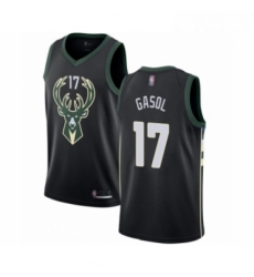 Womens Milwaukee Bucks 17 Pau Gasol Swingman Black Basketball Jersey Statement Edition Womens Milwaukee Bucks 17 Pau Gasol Swingman Black Basketball Jersey Statement Edition