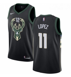Youth Nike Milwaukee Bucks 11 Brook Lopez Swingman Black NBA Jersey Statement Edition Youth Nike Milwaukee Bucks 11 Brook Lopez Swingman Black NBA Jersey Statement Edition