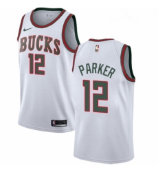 Youth Nike Milwaukee Bucks 12 Jabari Parker Authentic White Fashion Hardwood Classics NBA Jersey Youth Nike Milwaukee Bucks 12 Jabari Parker Authentic White Fashion Hardwood Classics NBA Jersey