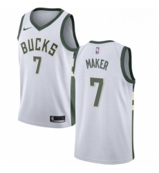 Youth Nike Milwaukee Bucks 7 Thon Maker Authentic White Home NBA Jersey Association Edition Youth Nike Milwaukee Bucks 7 Thon Maker Authentic White Home NBA Jersey Association Edition