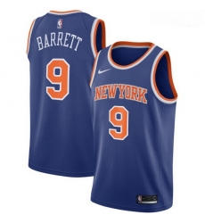 Knicks 9 R J Barrett Royal 2019 NBA Draft First Round Pick Nike Swingman Jersey Knicks 9 R J Barrett Royal 2019 NBA Draft First Round Pick Nike Swingman Jersey