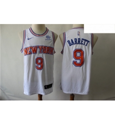 Knicks 9 R J Barrett White Nike Swingman Jersey Knicks 9 R J Barrett White Nike Swingman Jersey
