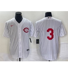Men Cincinnati Reds 3 Scooter Gennett White Field Of Dreams Stitched Baseb Men Cincinnati Reds 3 Scooter Gennett White Field Of Dreams Stitched Baseb