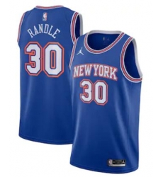 Men New York Knicks Jordan Statement Swingman Jersey Julius Randle Blue Men New York Knicks Jordan Statement Swingman Jersey Julius Randle Blue