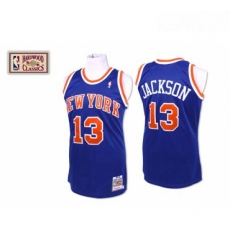 Mens Mitchell and Ness New York Knicks 13 Mark Jackson Swingman Royal Blue Throwback NBA Jersey Mens Mitchell and Ness New York Knicks 13 Mark Jackson Swingman Royal Blue Throwback NBA Jersey