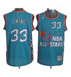 Mens Mitchell and Ness New York Knicks 33 Patrick Ewing Swingman Light Blue 1996 All Star Throwback NBA Jersey Mens Mitchell and Ness New York Knicks 33 Patrick Ewing Swingman Light Blue 1996 All Star Throwback NBA Jersey
